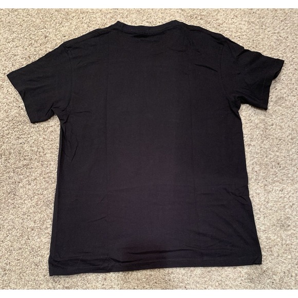 Adidas Shirt Men's Small Black Short Sleeve Logo Athletic T-shirt - Picture 4 of 5